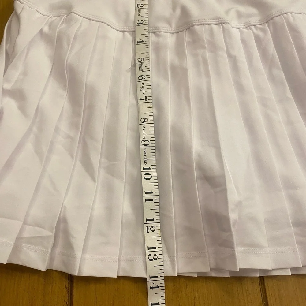 HEAD women’s pleated white tennis skort skirt new size large